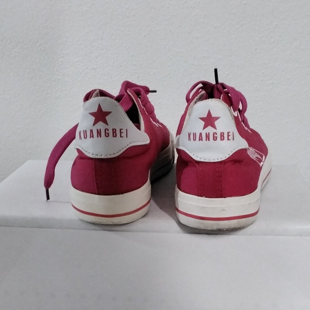 kuan bei Women Sneakers Canvas Size 7.5 Fushia Size 38 Europe - Picture 2 of 16
